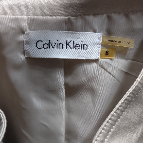 Calvin Klein Safari Dress Size 8 Khaki - Picture 6 of 6